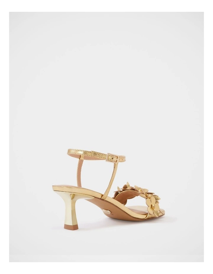 Kori Metallic Leather Sandal in Gold image 4
