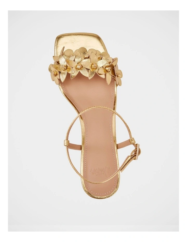 Kori Metallic Leather Sandal in Gold image 5