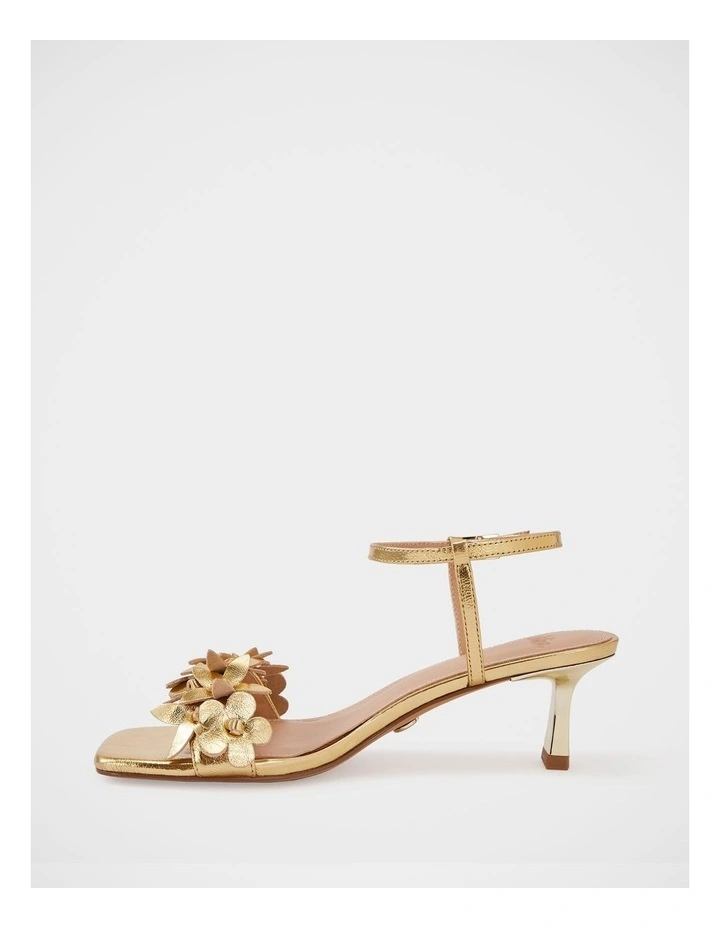 Kori Metallic Leather Sandal in Gold image 6