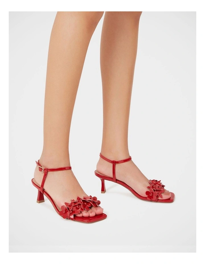 Kori Patent Leather Sandal in Glazed Cherry image 7
