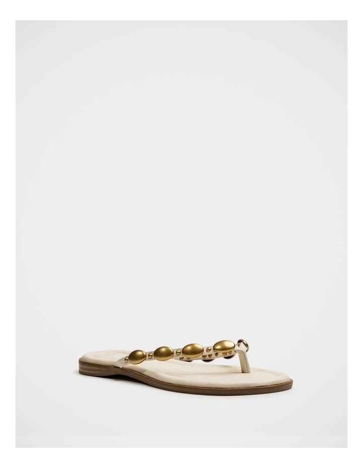 Ediva Leather Thong in Vintage Ivory image 3