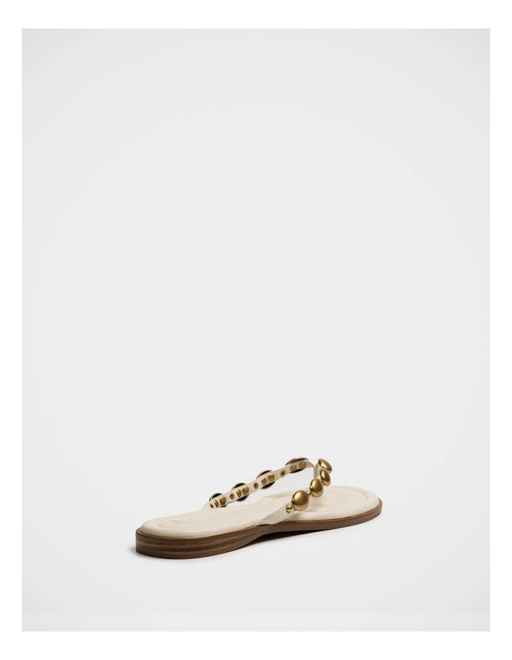 Ediva Leather Thong in Vintage Ivory image 5