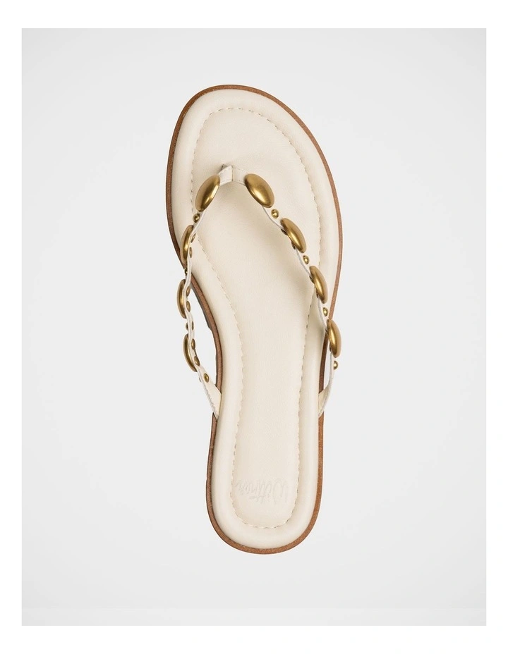 Ediva Leather Thong in Vintage Ivory image 6