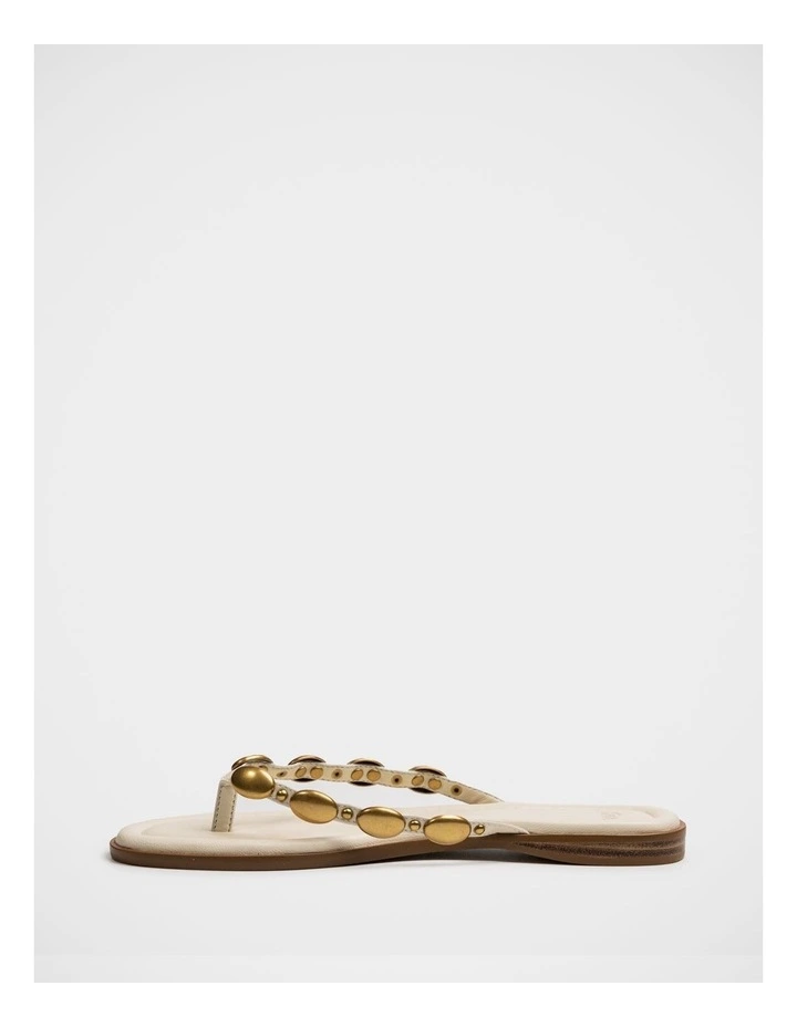 Ediva Leather Thong in Vintage Ivory image 7