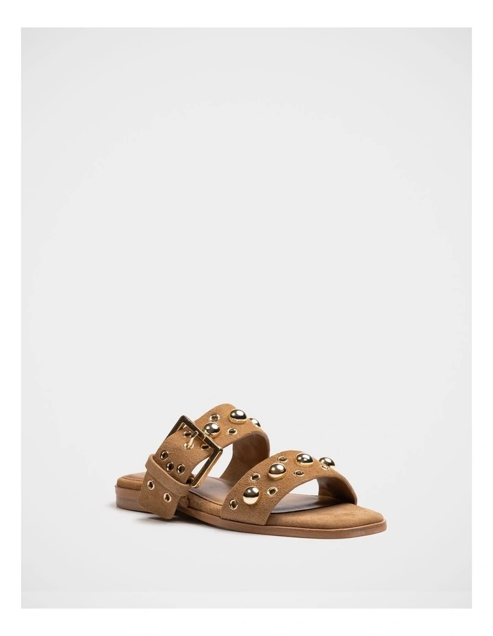 Dixee Suede Leather Sandal in Sand image 2