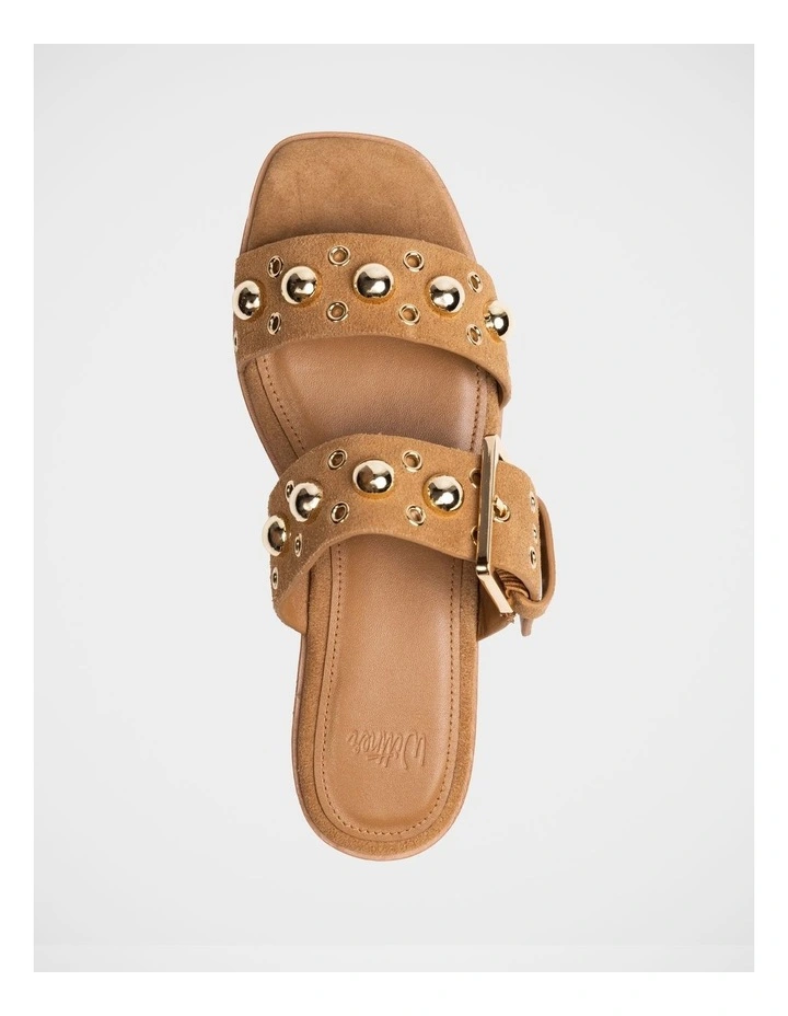 Dixee Suede Leather Sandal in Sand image 5