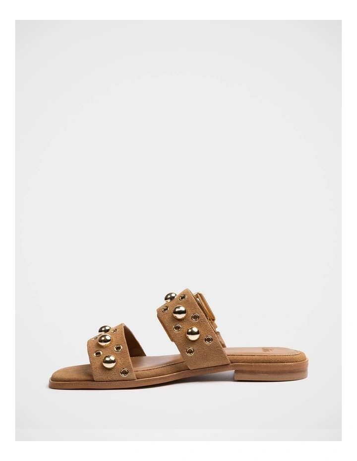 Dixee Suede Leather Sandal in Sand image 6