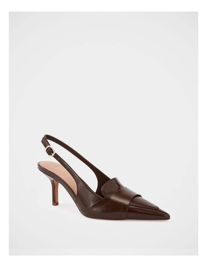 Luna Leather Slingback in Syrup image 2