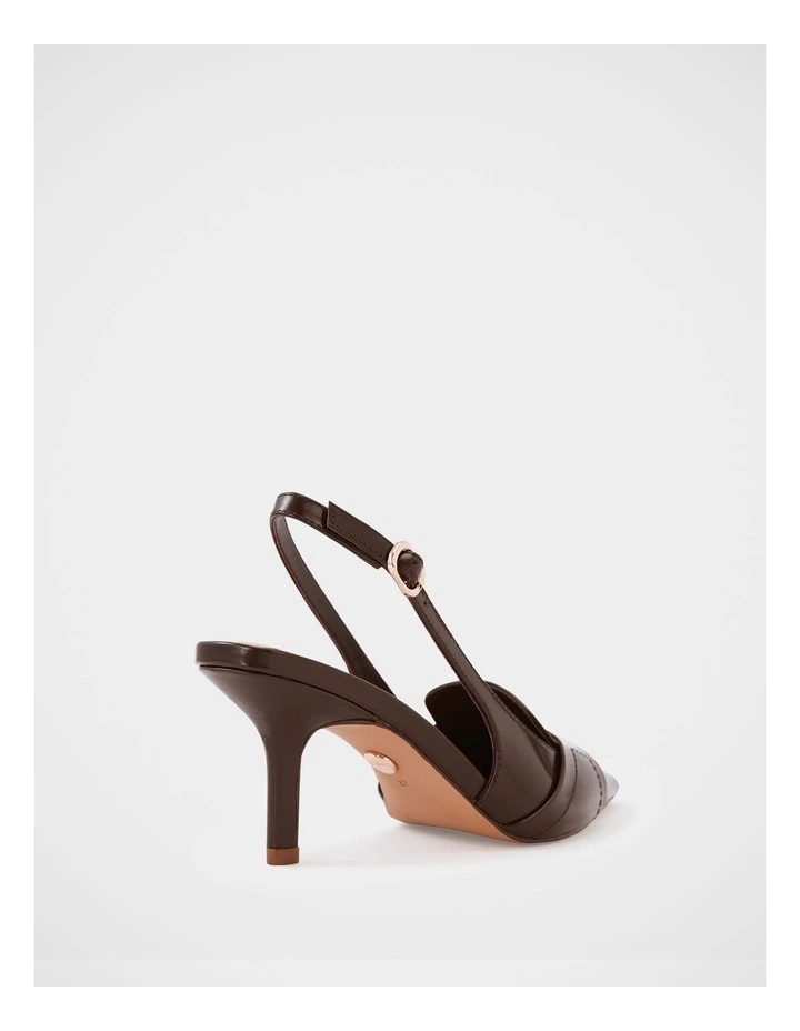 Luna Leather Slingback in Syrup image 4