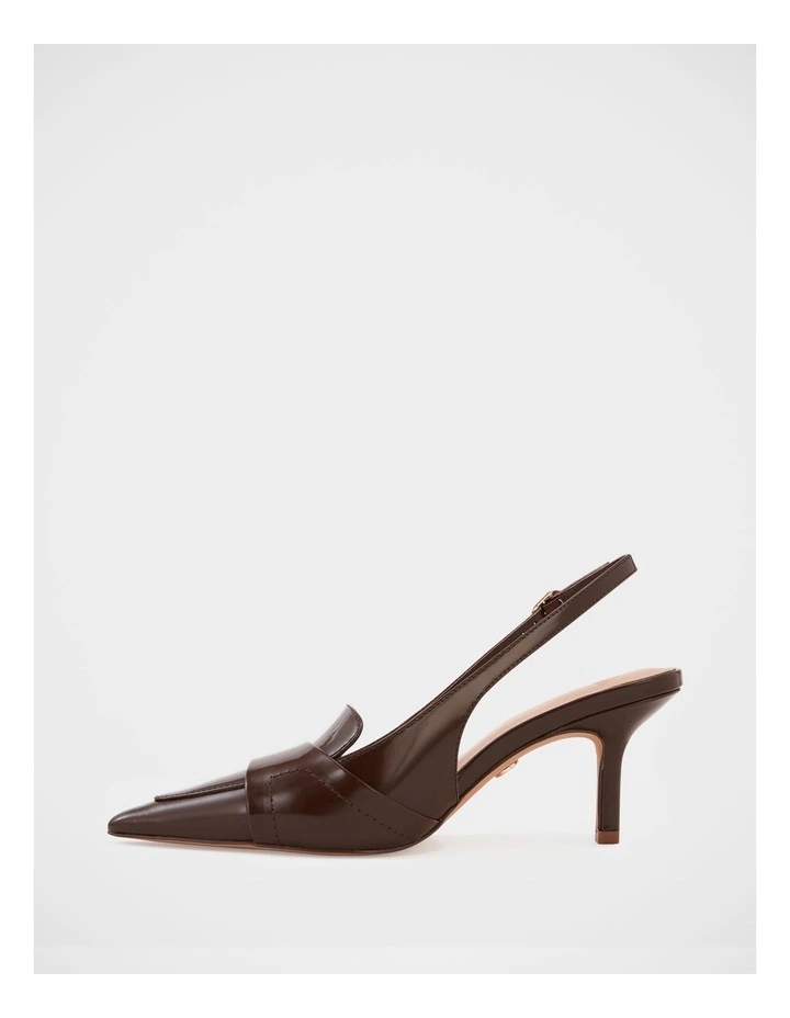 Luna Leather Slingback in Syrup image 6