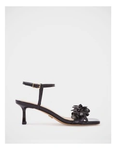 Kori Patent Leather Sandal in Black