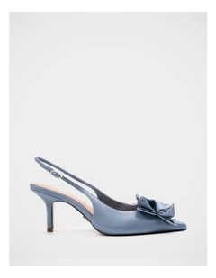 Luv Leather Slingback in Ice Blue