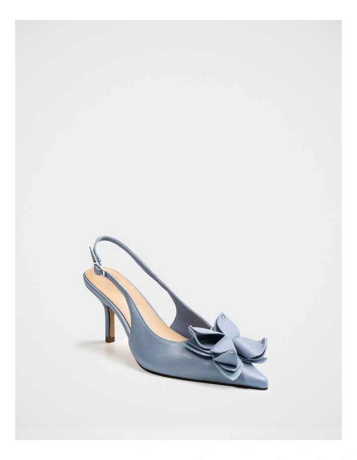 Luv Leather Slingback in Ice Blue image 3