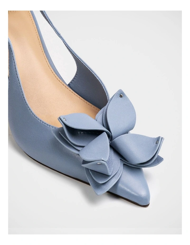 Luv Leather Slingback in Ice Blue image 4