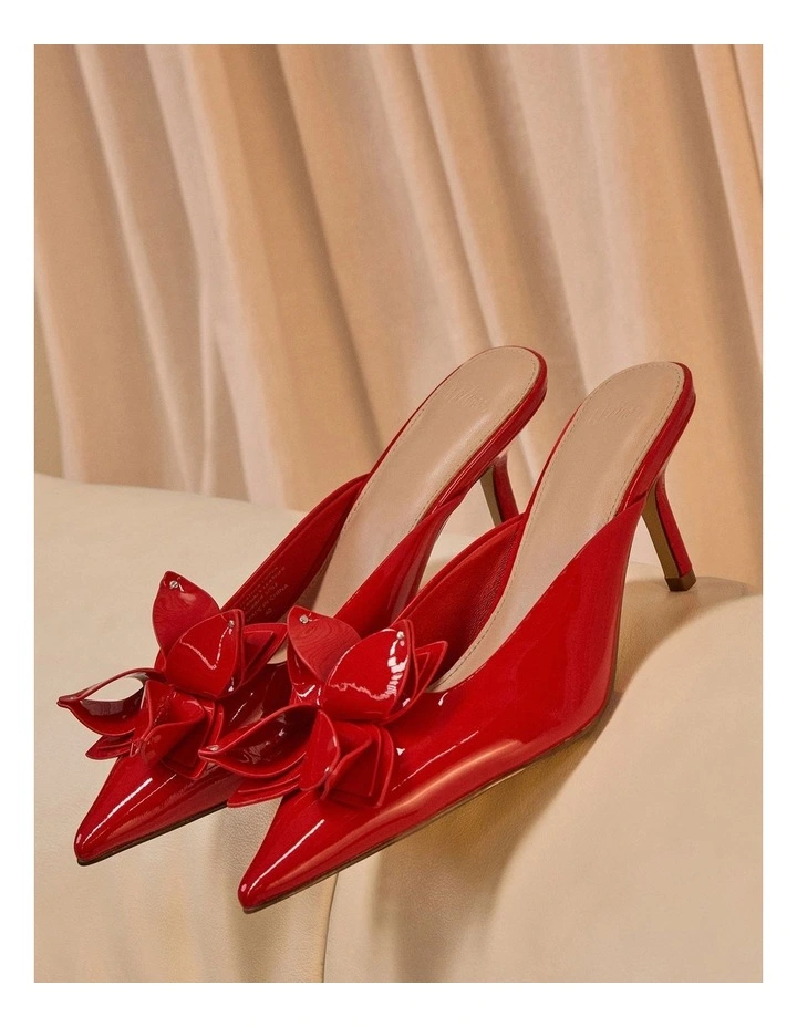 Lowe Leather Mule in Glazed Cherry image 2