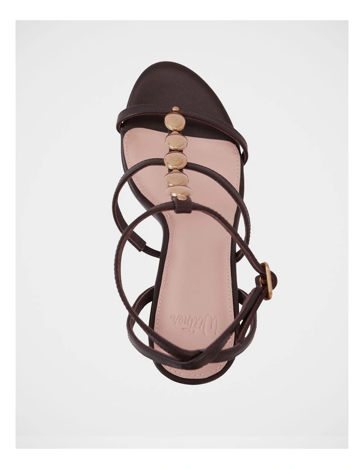 Zola Leather Stiletto Heel in Espresso image 5