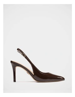 Riker Leather Slingback in Syrup