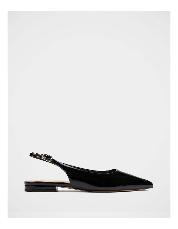 Meli Patent Leather Slingback in Black image 1