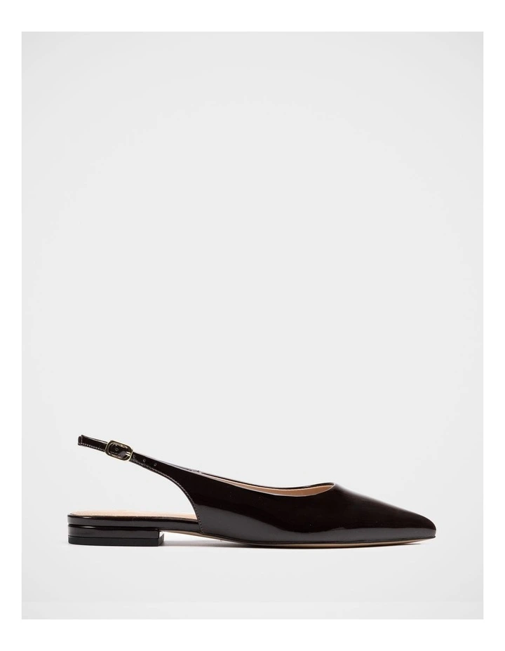 Meli Patent Leather Slingback in Plum image 1