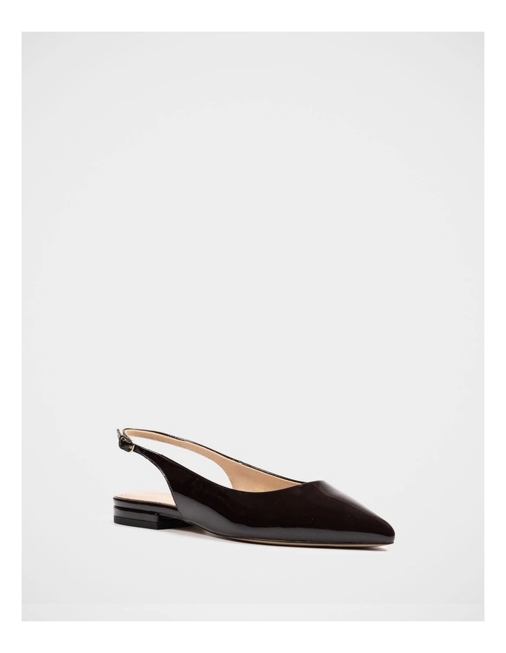 Meli Patent Leather Slingback in Plum image 2
