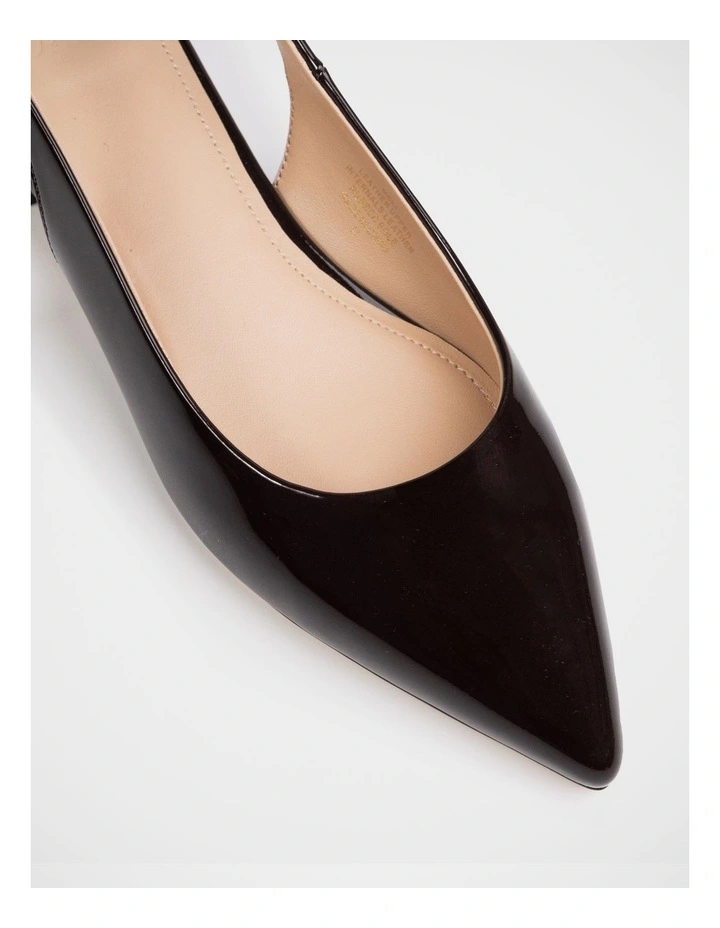 Meli Patent Leather Slingback in Plum image 3