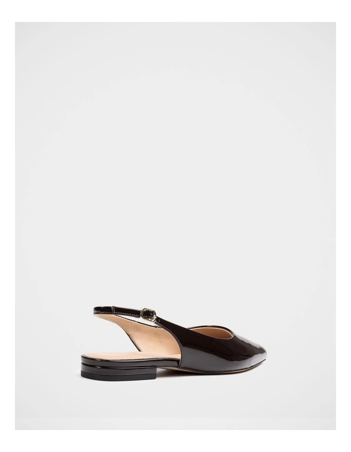Meli Patent Leather Slingback in Plum image 4
