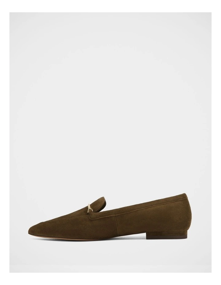 McGraw Suede Leather Loafer in Olive Green image 6