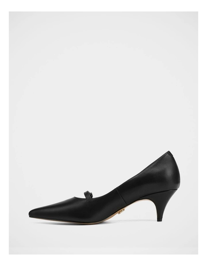 Gretalina Leather Pump in Black image 5