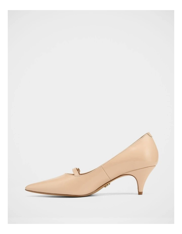 Gretalina Leather Pump in Bisque image 6