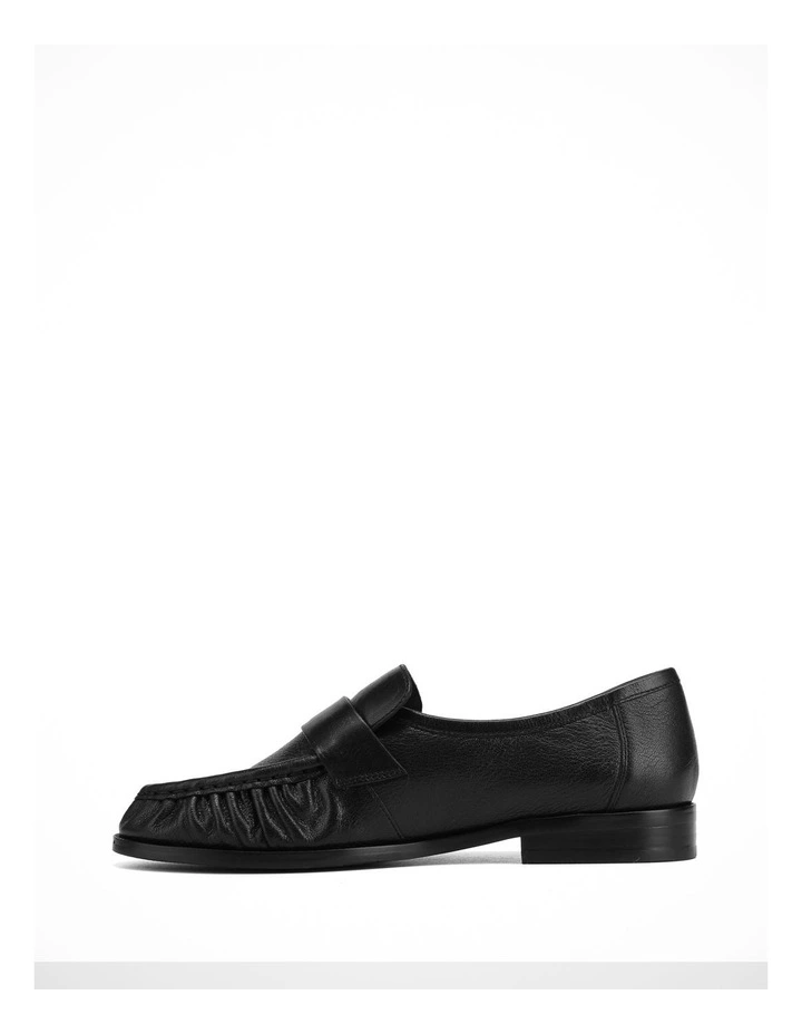 Adriel Leather Loafer in Black image 6