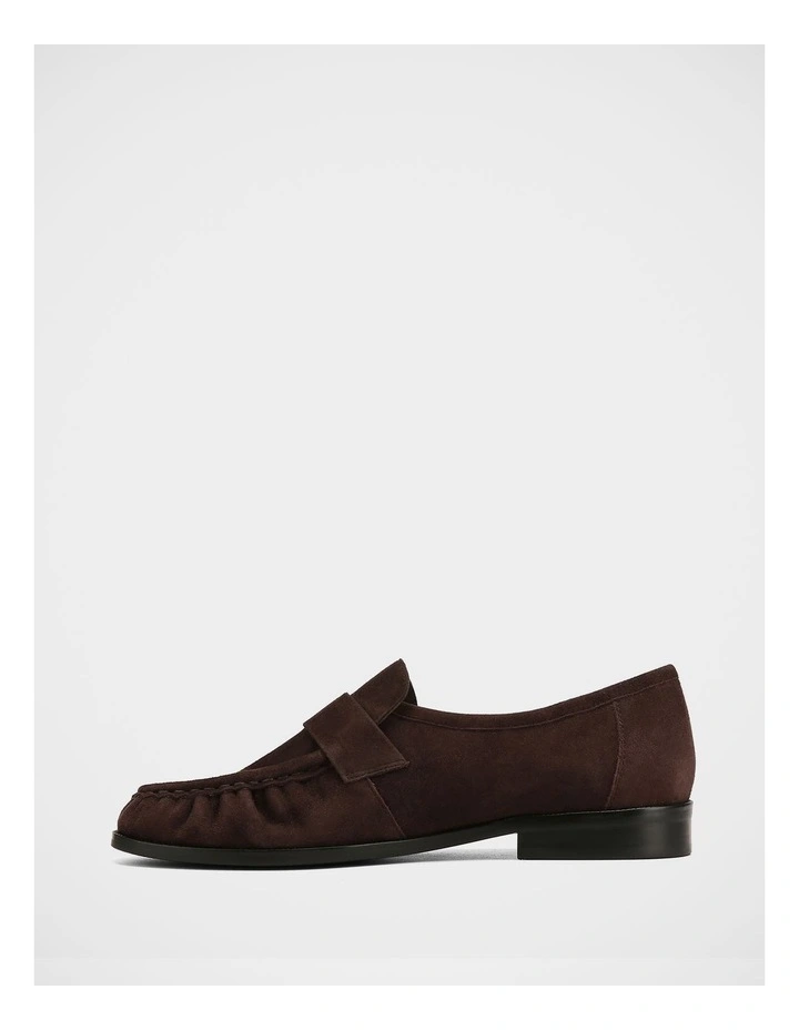 Adriel Suede Leather Loafer in Chocolate image 6