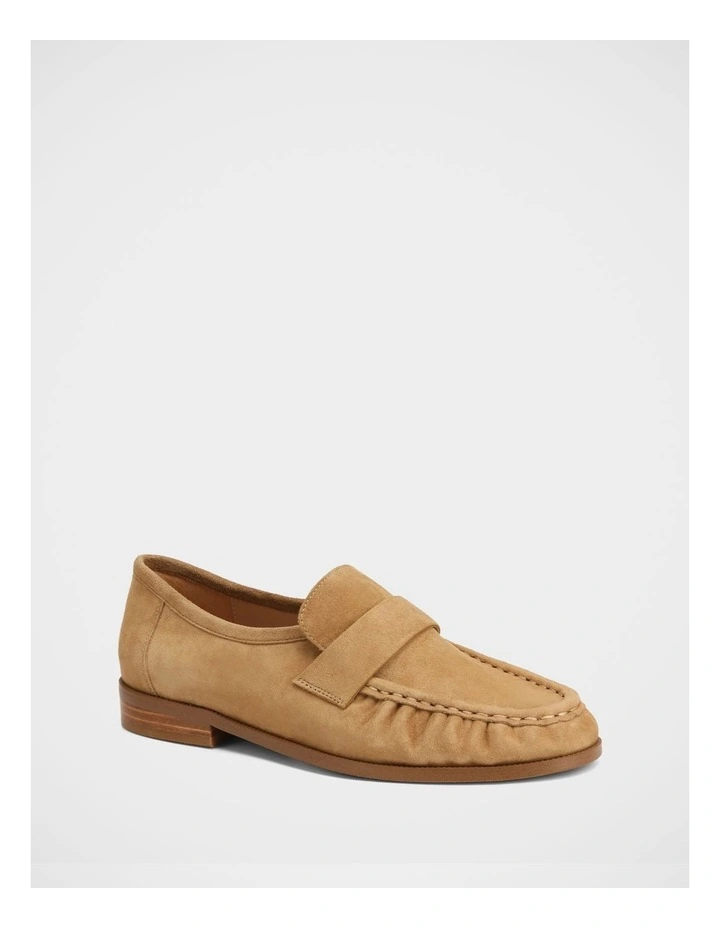Adriel Suede Leather Loafer in Fawn image 2