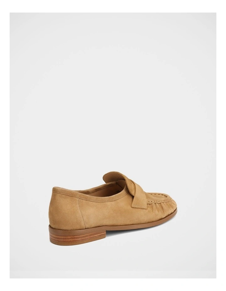 Adriel Suede Leather Loafer in Fawn image 4