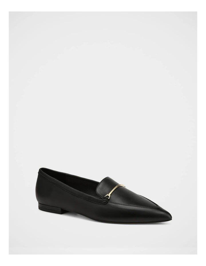 McGraw Leather Loafer in Black image 2