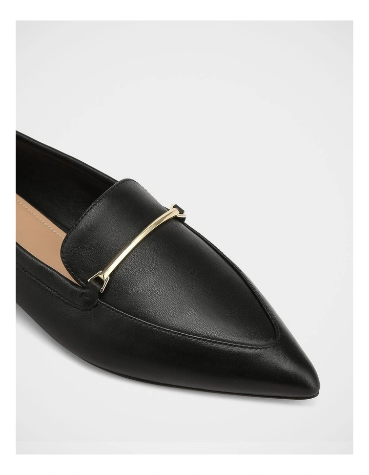McGraw Leather Loafer in Black image 3