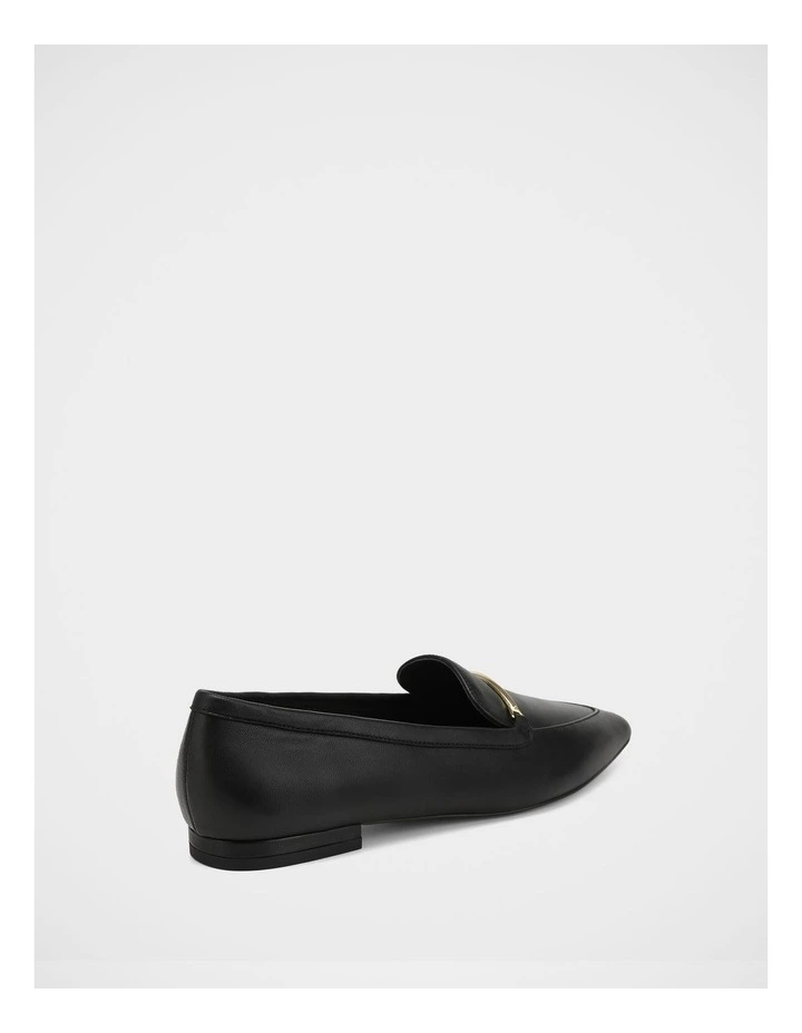 McGraw Leather Loafer in Black image 4