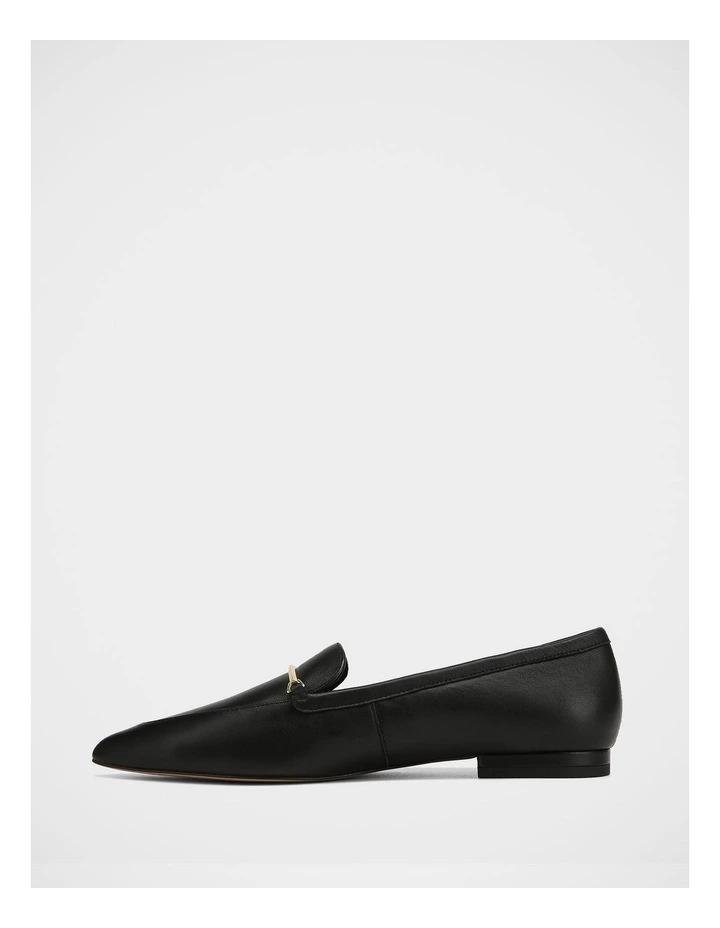 McGraw Leather Loafer in Black image 6