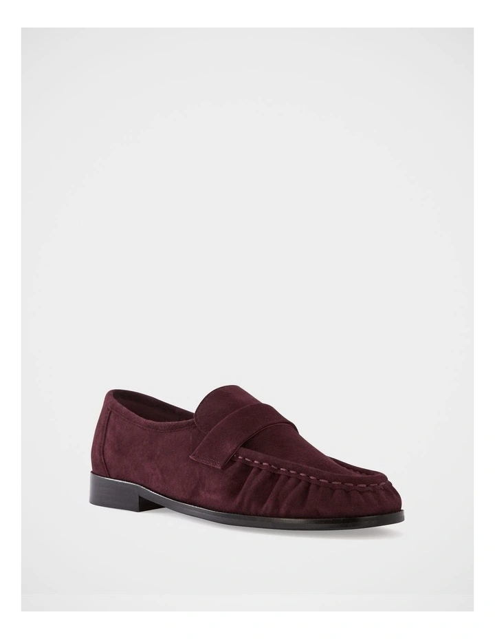 Adriel Suede Leather Loafer in Raisin image 2