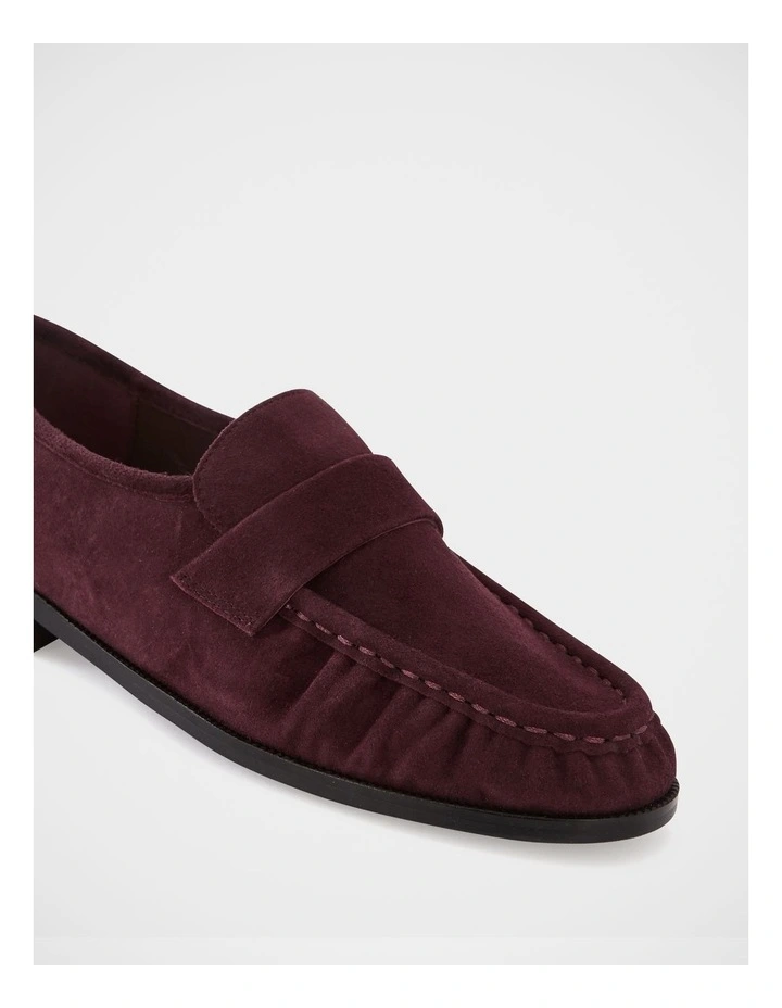 Adriel Suede Leather Loafer in Raisin image 3