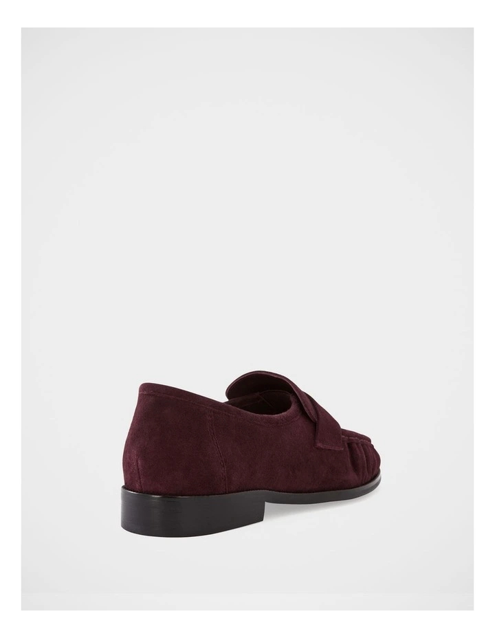Adriel Suede Leather Loafer in Raisin image 4