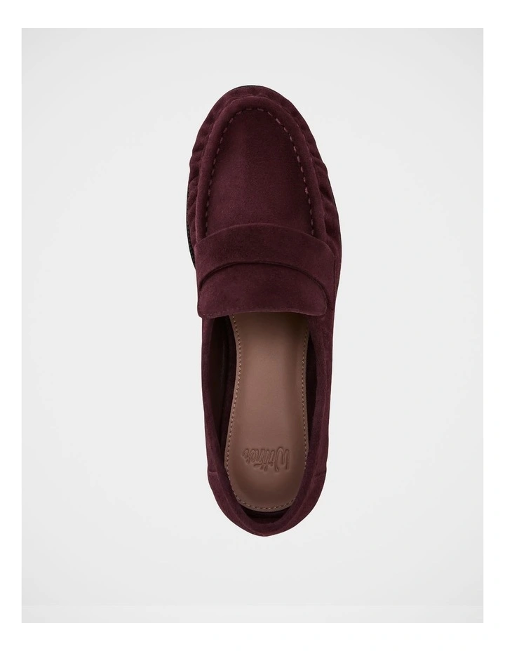 Adriel Suede Leather Loafer in Raisin image 5