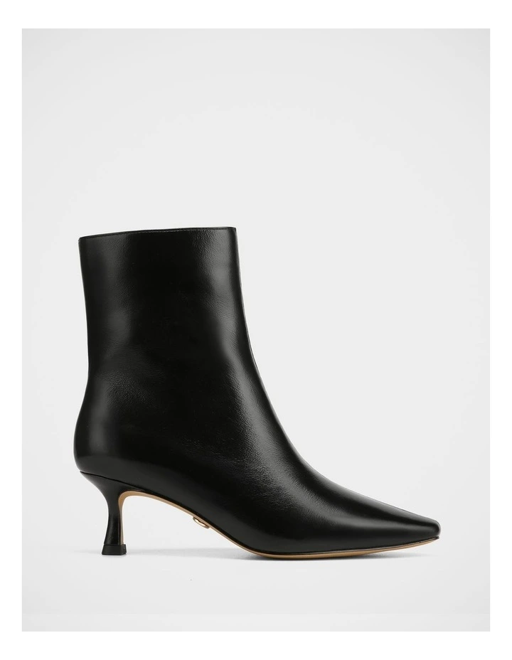 Morgan Patent Leather Ankle Boot in Black image 1