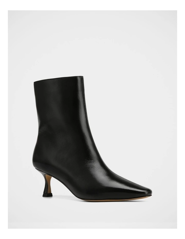Morgan Patent Leather Ankle Boot in Black image 2