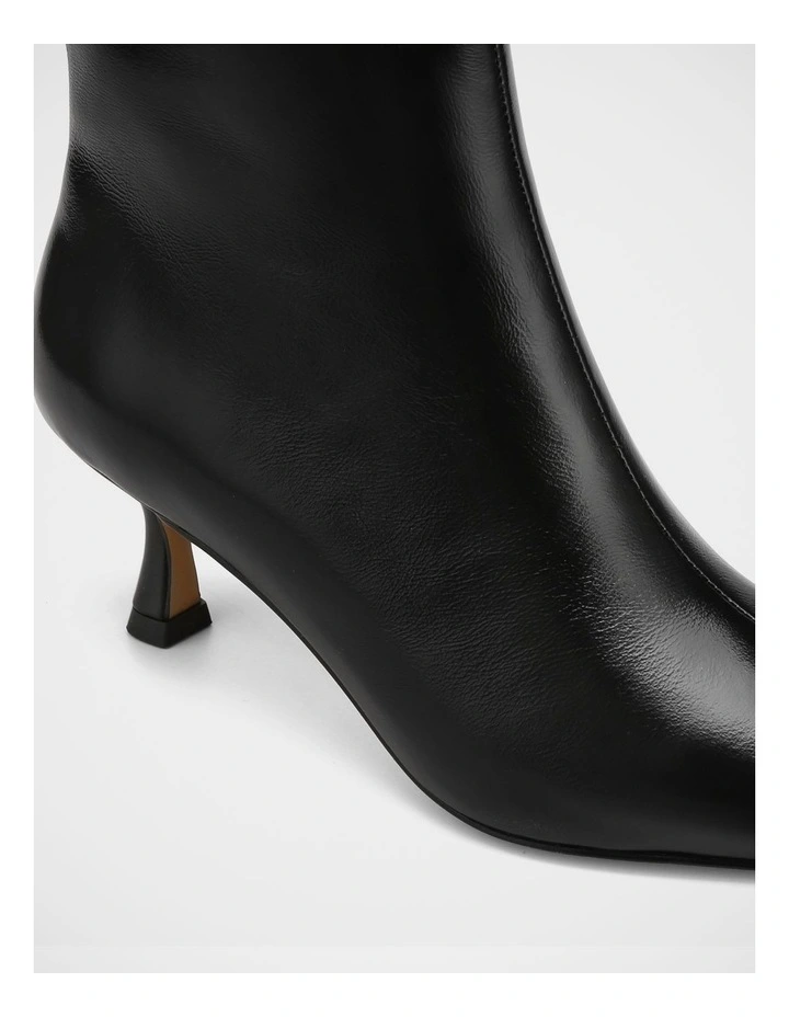 Morgan Patent Leather Ankle Boot in Black image 3