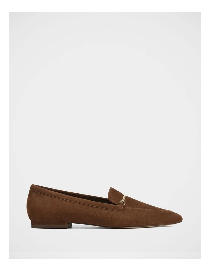 McGraw Suede Leather Loafer in Chocolate image 1
