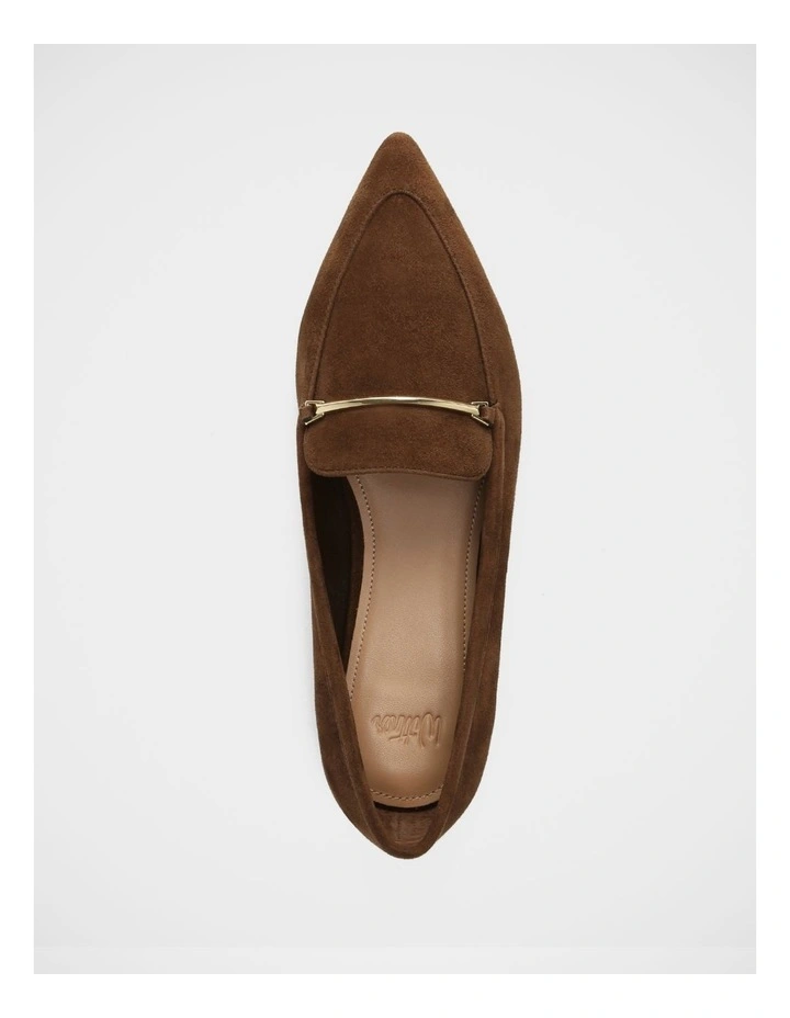 McGraw Suede Leather Loafer in Chocolate image 5