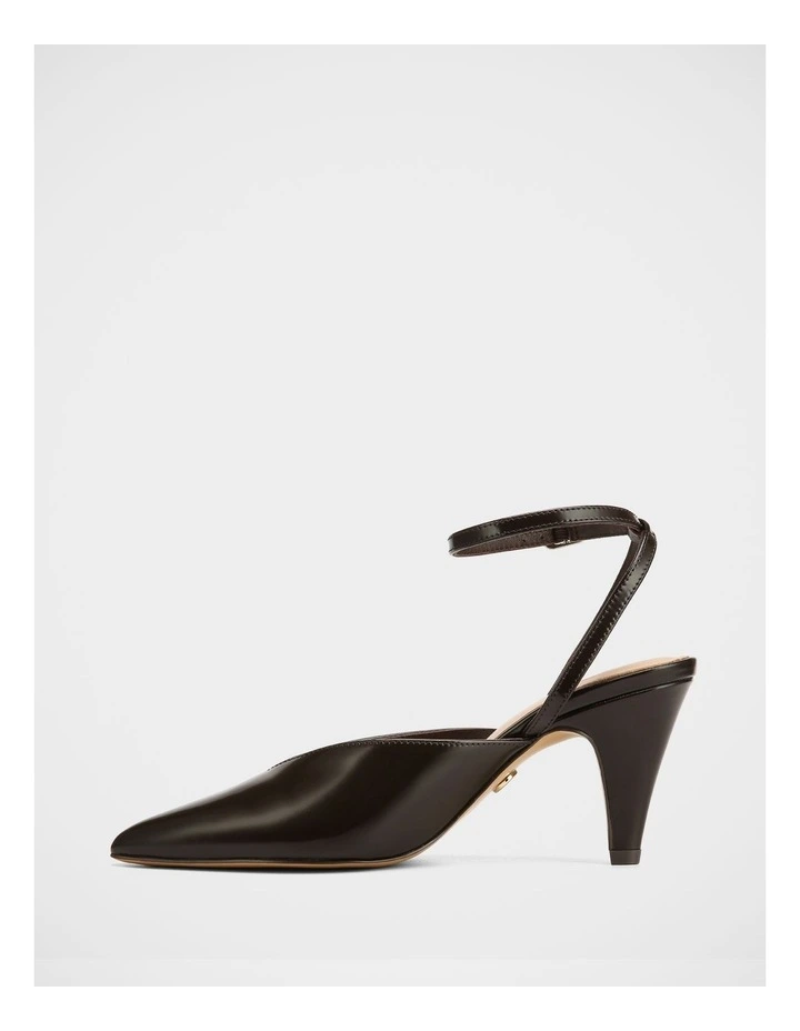 Sidney Leather Heels in Ebony image 6