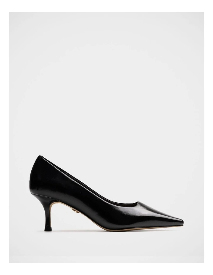 Maine Patent Leathe Pumps in Black image 1