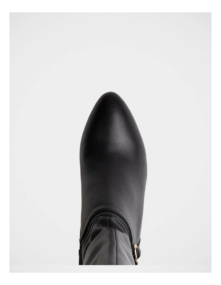 Presley Leather Knee High Boot in Black image 5