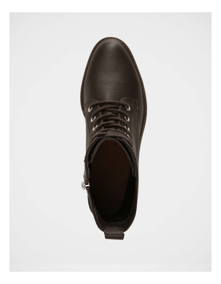 Benny Pebble Leather Ankle Boot in Ebony image 5